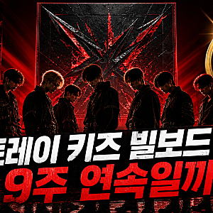 스트레이 키즈 빌보드 200 9연속 1위, 36만9000 유닛과 롤링스톤스 타이기록