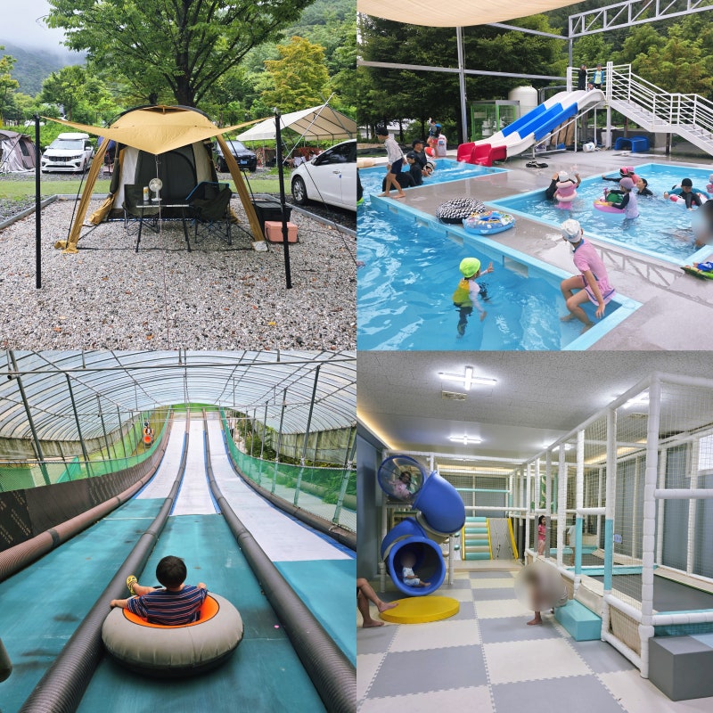 抱川（ポチョン）のプール付きキッズキャンプ場、大回山キャンプ場で楽しい家族キャンプ