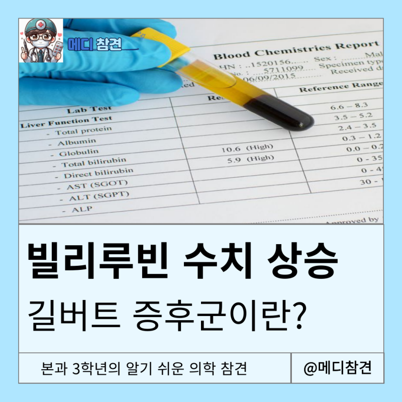 빌리루빈이 높다고요? Gilbert syndrome 길버트 증후군이라면