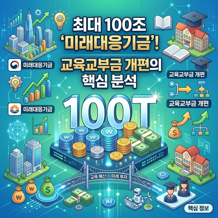 최대 100조 '미래대응기금' 나온다? <b>교육교부금 개편</b>의 핵심