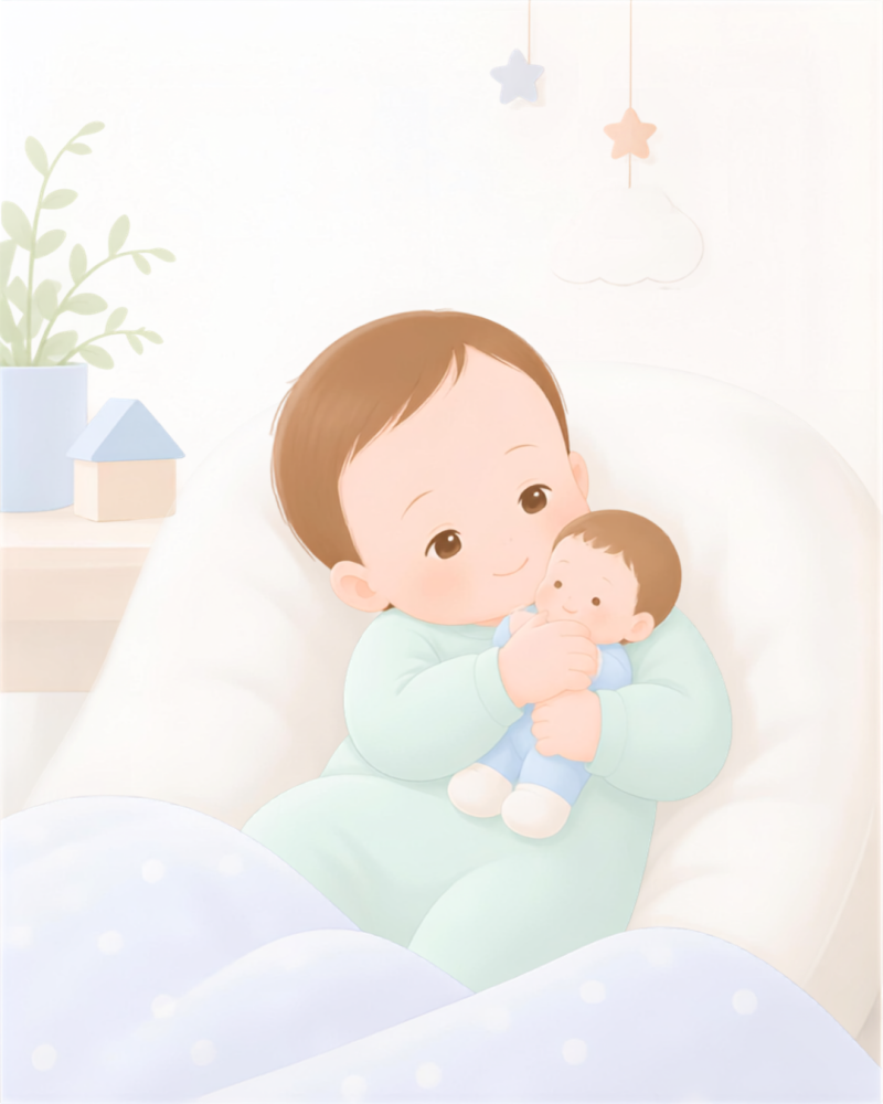 아기 애착인형 시기, 언제부터 언제까지? 남자 아기도 좋아할까