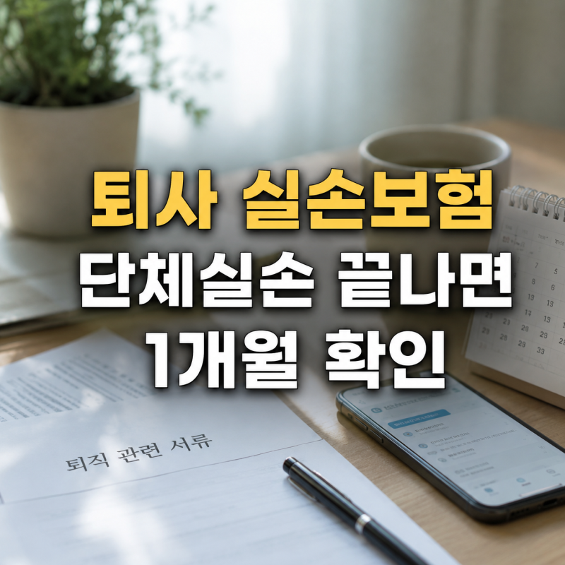 퇴사했는데 실손보험까지 사라졌다면｜개인실손 재개 방법 총정리
