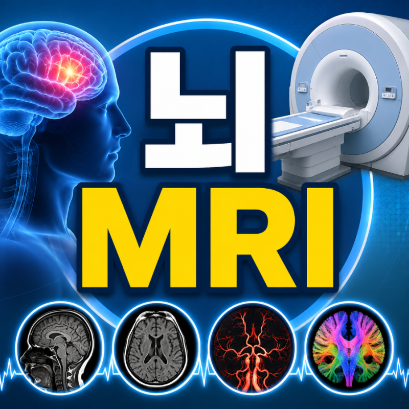 뇌 MRI 검사, 무엇을 확인할까? 비용·시간·조영제까지