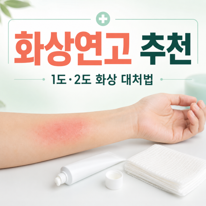 화상연고 추천, 약국에서 살 수 있는 종류와 1도·2도 화상 대처법