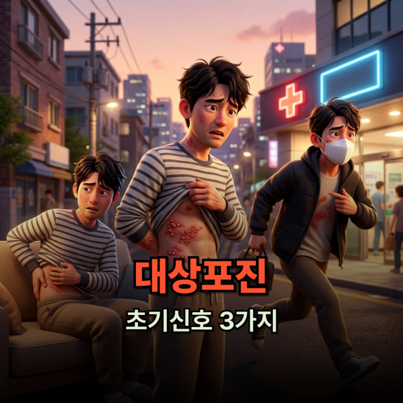 "이 증상 나오면 즉시 병원 가세요" 대상포진 초기 증상 3단계