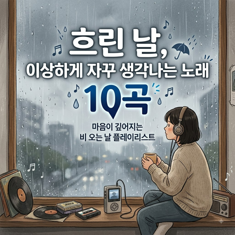 흐린 날, 이상하게 자꾸 생각나는 노래 10곡