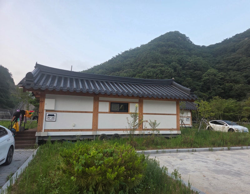 [변산반도 직소천자동차야영장] 에어컨이 있어도 한여름엔 비추인 특화하우스 후기
