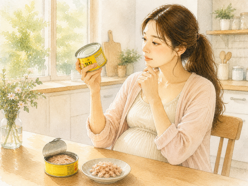 임산부 참치캔 먹어도 될까요?｜수은·참치 종류·일주일 섭취량 총정리