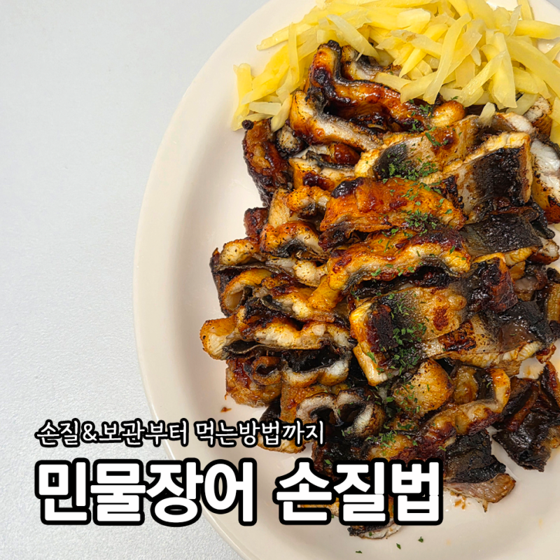 집에서 민물장어 세척 손질법 초벌방법 양념구이 만들기