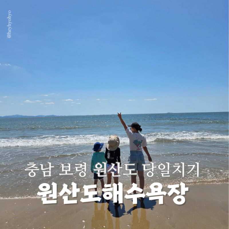 충남 보령 당일치기 원산도해수욕장 해루질 숨은 명소