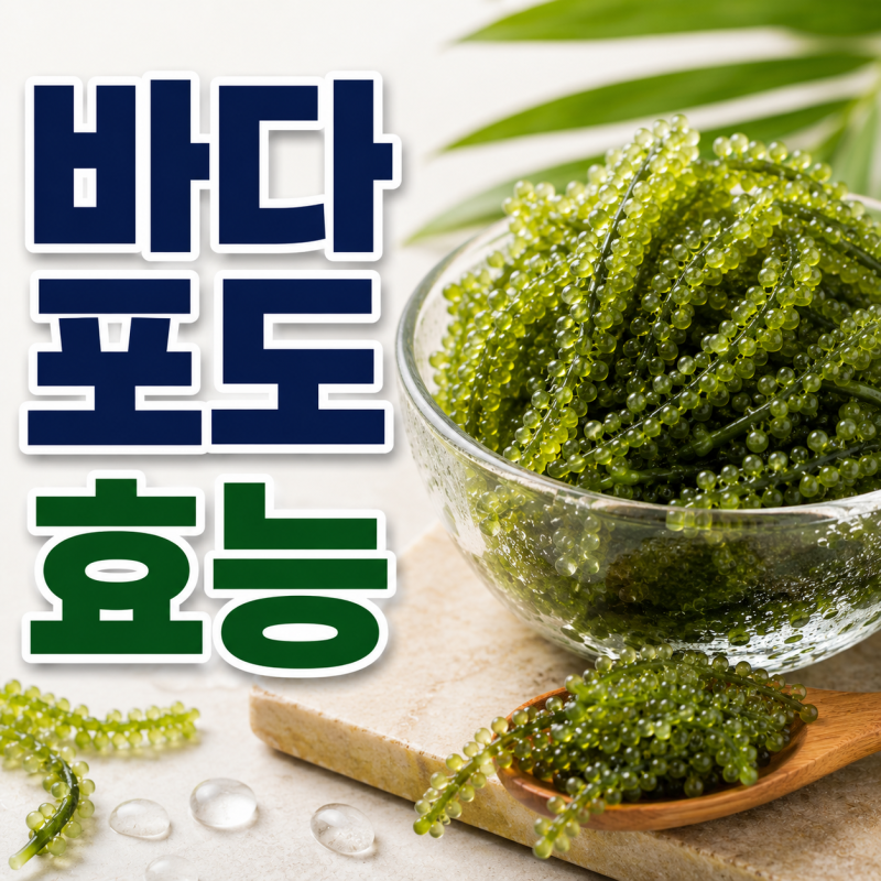 바다포도(우미부도) 효능 부작용 칼로리 우미부도 먹는 법