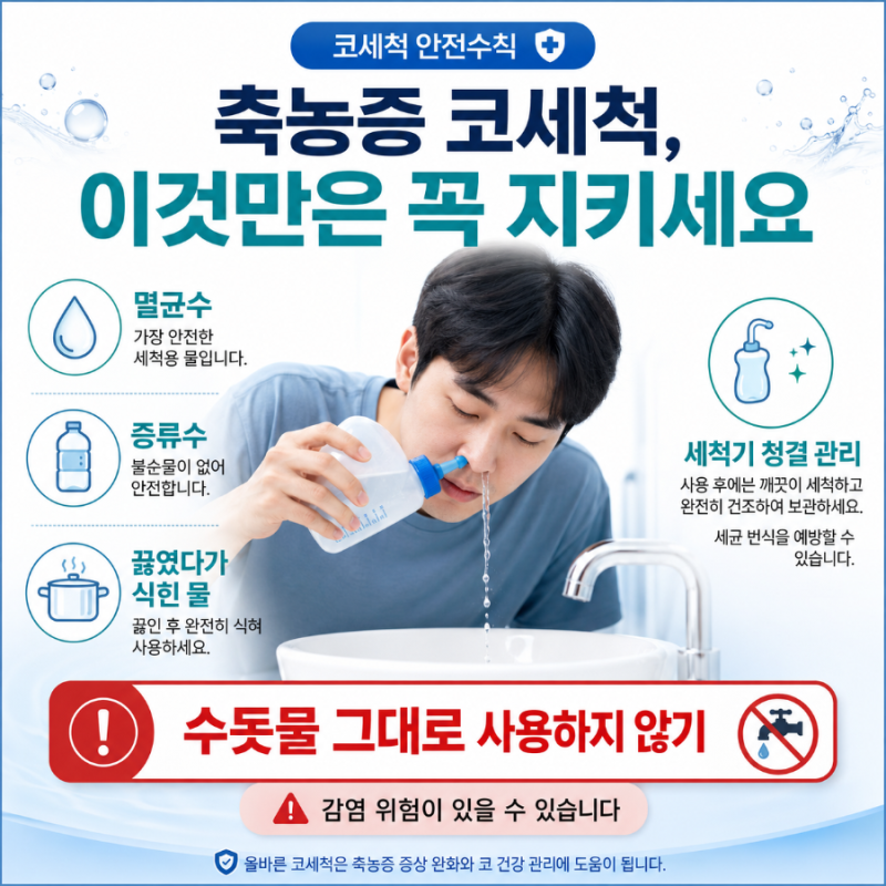 축농증(부비동염) 증상, 원인, 치료, 약, 수술, 코세척 등 핵심정리
