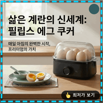 필립스 3000시리즈 에그 쿠커 계란찜기 HD9137/90 삶은 계란 신세계