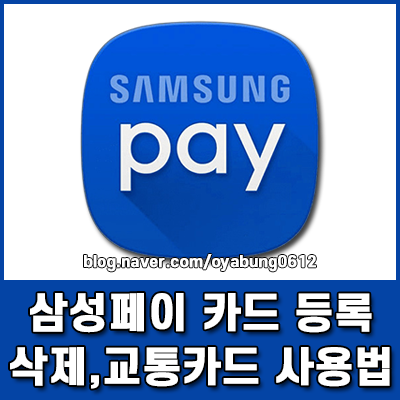 삼성페이 카드 등록 삭제 및 교통카드 사용법 필수 기능 가이드