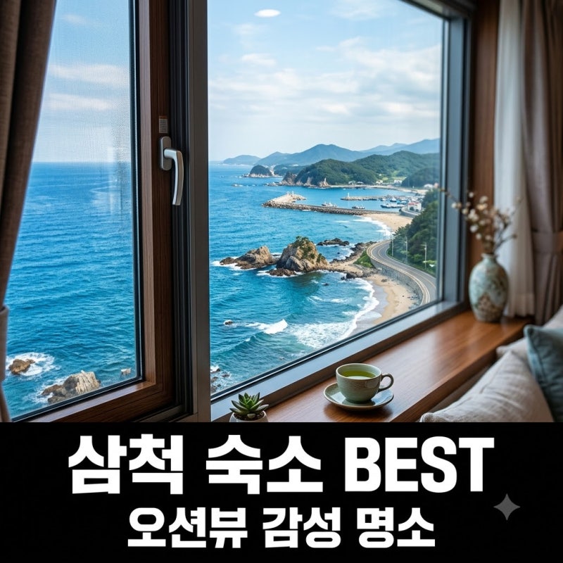 "쏠비치만 있는 줄 알았더니.." 요즘 난리 난 삼척숙소 감성 명소 5곳
