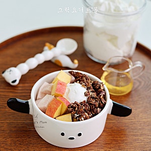 꾸덕한 그릭요거트 만들기 먹는법 그릭요거트볼