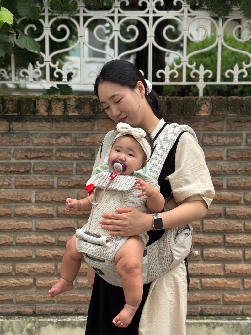 포그내 아기띠 맥스비 플로우 메쉬 아기띠 실패없는 사용 후기