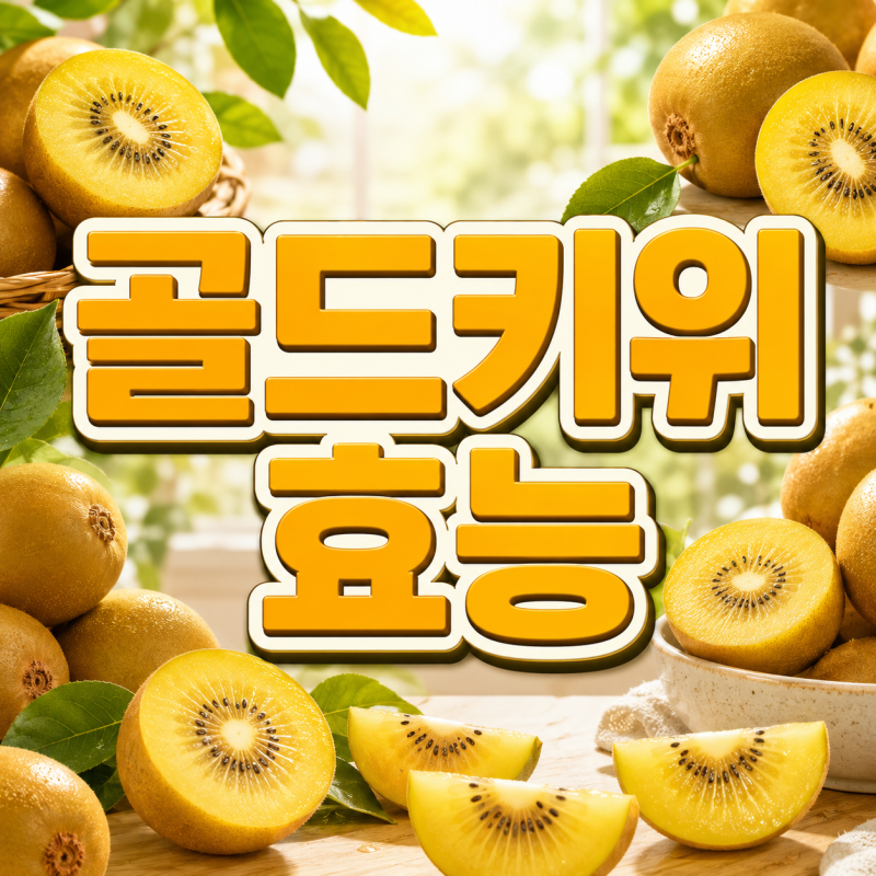 골드키위 효능과 부작용, 달콤한 키위 고르는 꿀팁