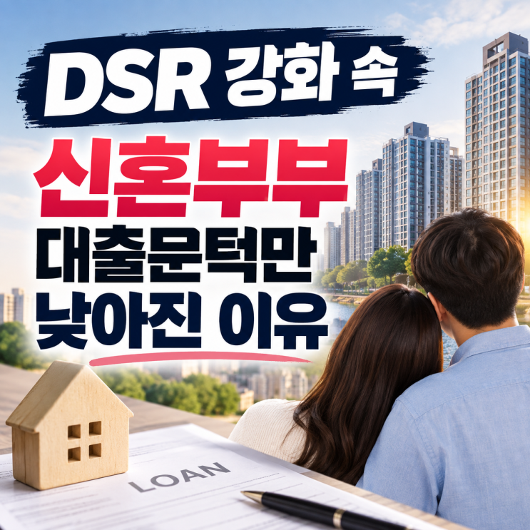 DSR 강화 속 신혼부부 대출문턱만 낮아진 이유