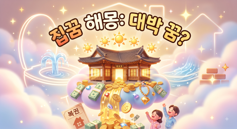 집꿈 해몽 40가지 총정리! 새집 짓는 꿈·집 무너지는 꿈·이사하는 꿈 완벽 풀이