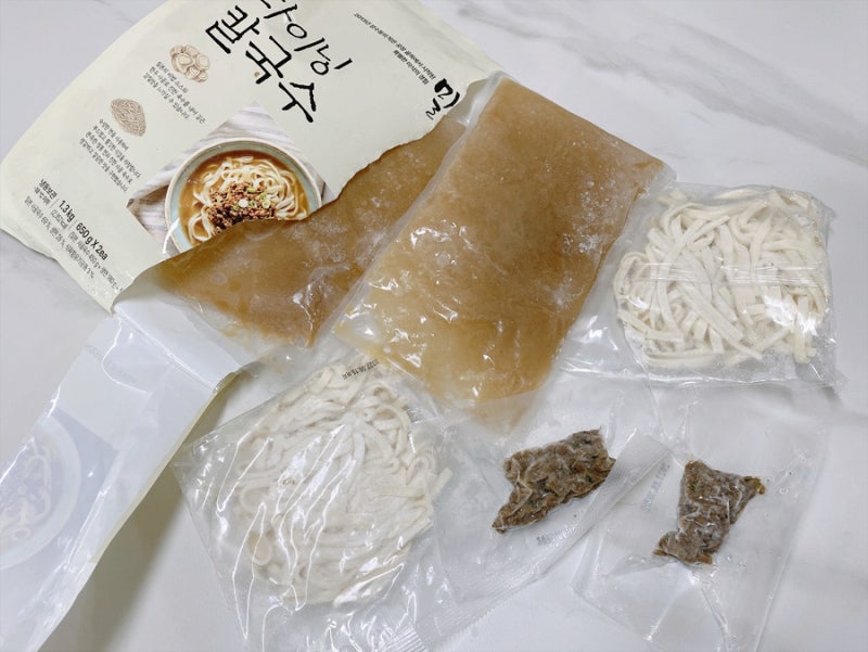 밀본 칼국수 밀키트 사서 집에서 먹은 후기