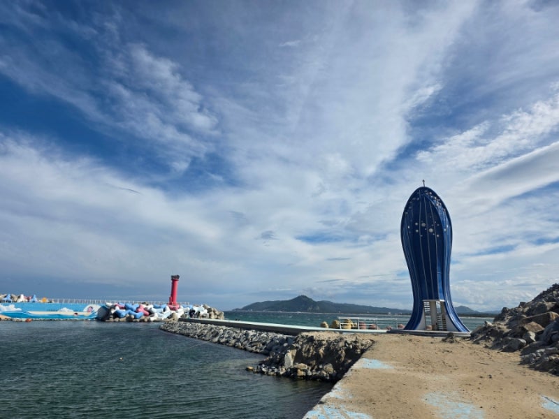 [영덕 여행] 영덕 아이와 가볼만한 곳 인생사진 찍기 좋은 병곡 방파제