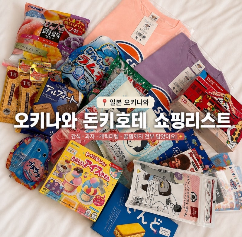 오키나와 돈키호테 쇼핑리스트 l 직접 사온 추천템 총정리