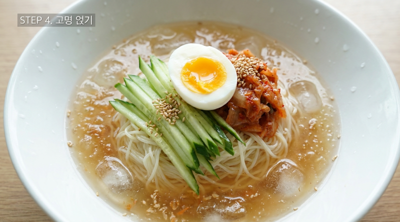 가슴속까지 시원한 김치말이국수 육수 만들기, 늦여름 별미 레시피