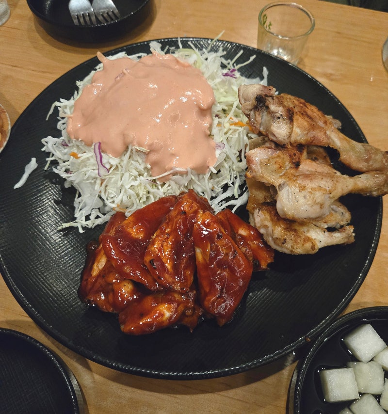 강동 천호동 인디안숯불통닭바베큐 | 담백한 통닭 숯불구이와 생맥주 맛집, 2차 추천