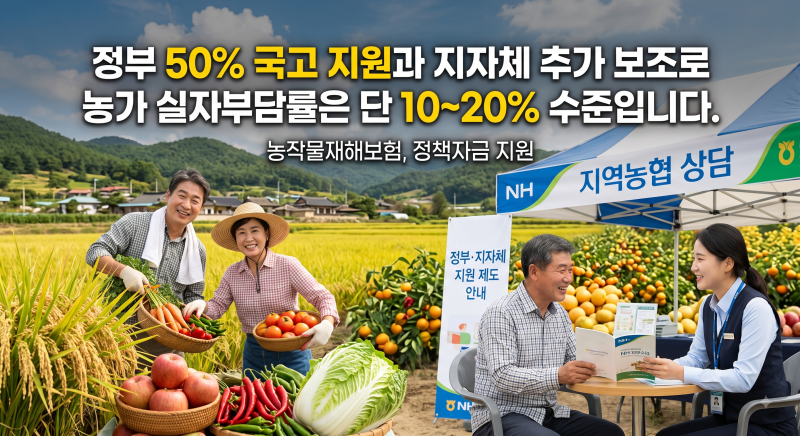 냉해와 가격 폭락 한 번에 막는 법? 농업인 재해 및 수입 안정 보험 총정리