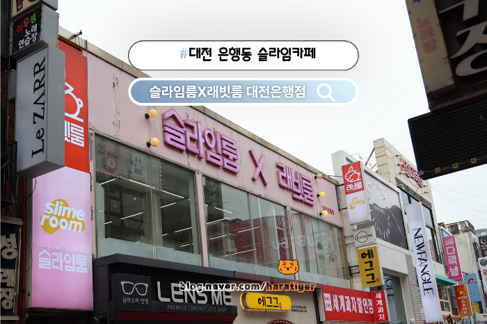 [정보] 대전 은행동 슬라임카페 '슬라임룸X래빗룸 대전은행점' 이용 후기