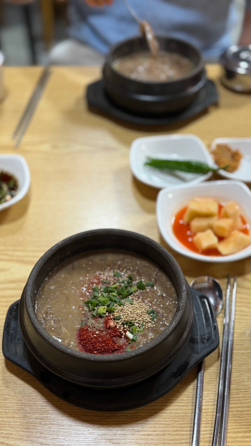 [제주도] 제주도 맛집 우진해장국｜제주공항 근처 고사리육개장 웨이팅 주차 후기 | 2시간 웨....