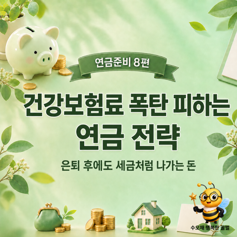 [연금준비 8편] 건강보험료 폭탄 피하는 연금 전략