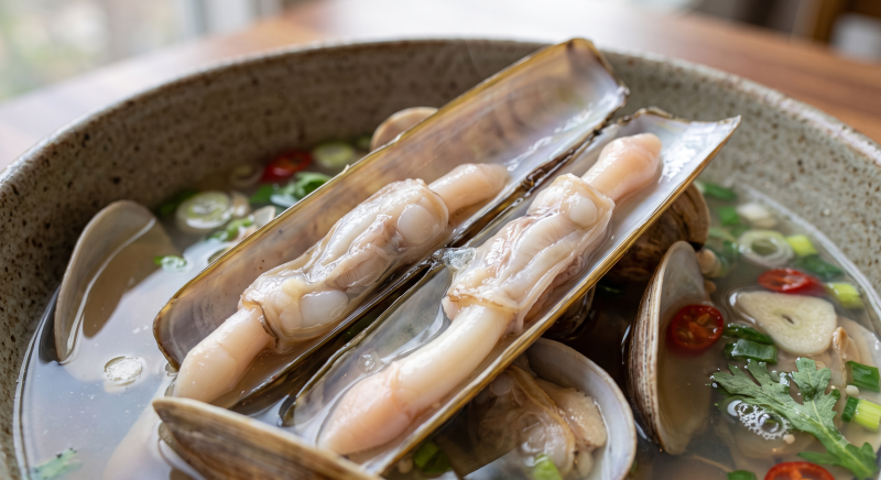 맛조개 효능 5가지 영양 해감 주의사항