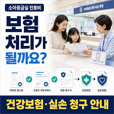 소아응급실도 실비보험 청구되나요? 건강보험 적용·실손 청구 방법