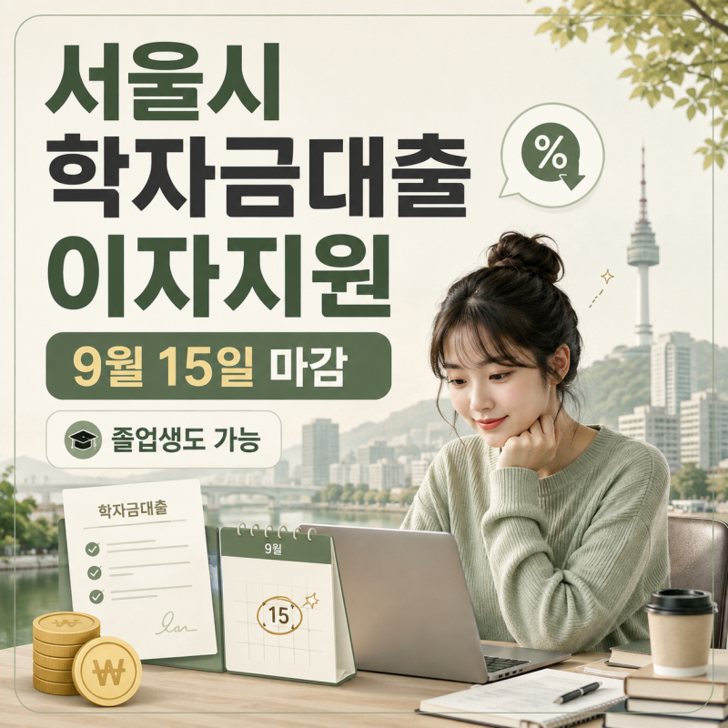 2026 서울시 학자금대출 이자지원 신청기간·대상·서류, 졸업생도 받을까?