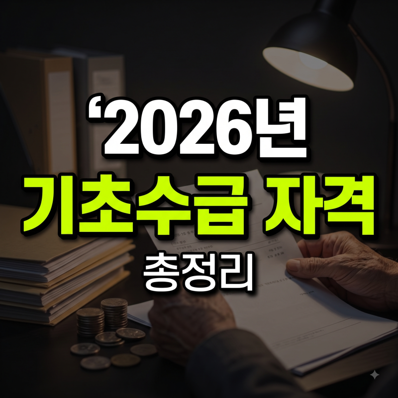 기초생활수급자 조건 자격 지원금 혜택 신청방법 총정리