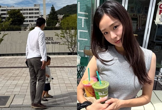 ‘이태원동 72억 매입’ 손연재, 가족 사진에 담긴 뒷모습…남편일까?