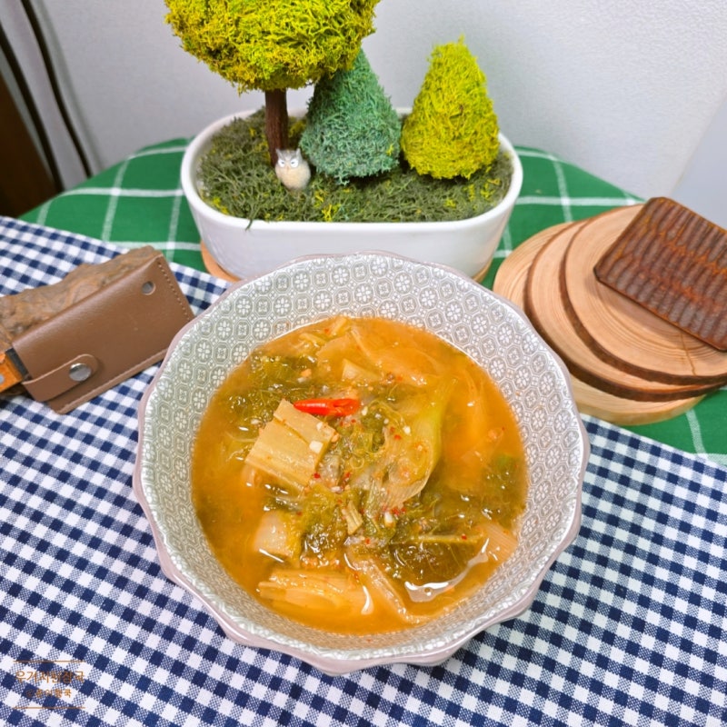 시래기 된장국 끓이는법 우거지 된장 레시피