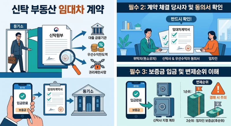신탁 부동산 전·월세 계약, 불안하신가요? 자주 묻는 핵심 질문 Q&A 총정리