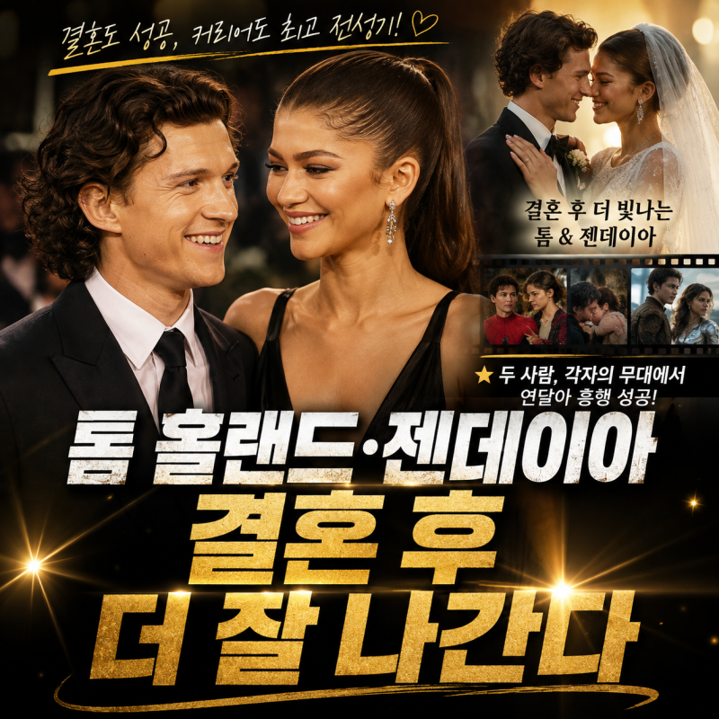 톰 홀랜드·젠데이아 결혼 후 더 잘 나간다｜스파이더맨4·오디세이·듄3까지 이어지는 전성....