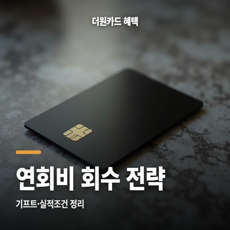 삼성카드 더 원 혜택 총정리, 연회비부터 기프트까지
