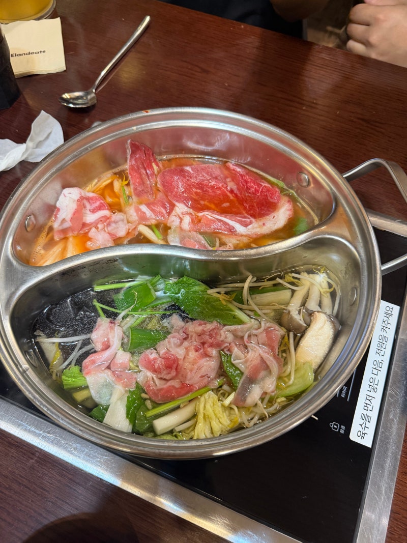 일산 마두역 뉴코아 맛집 로운 샤브샤브 가성비 무한리필집