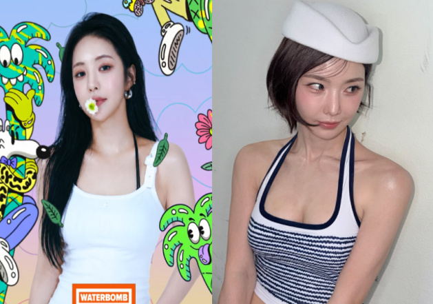 ‘단발좌’는 아침뉴스, ‘꼬북좌’는 워터밤…유나·유정 2년 뒤 완전히 달라