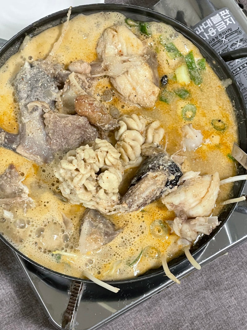 [제주맛집] 강민경 맛집 녹진한 아구탕 각지불 웨이팅꿀팁