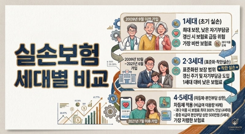 [절세·실속 금융] - 4세대→5세대 실손보험 전환 혜택 비교 및 자동차보험료 절감 팁