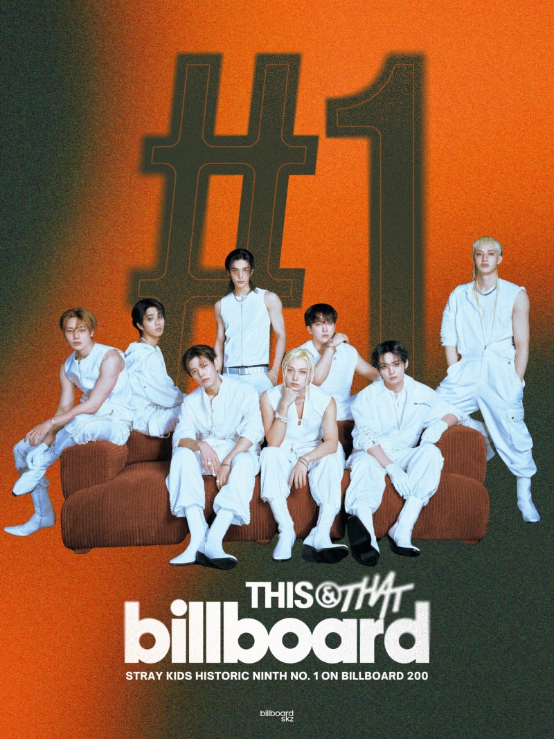 스트레이 키즈 ‘THIS & THAT’ 빌보드 200 차트 역사상 최초 9연속 1위 달성!! 현진님 축하합니다....