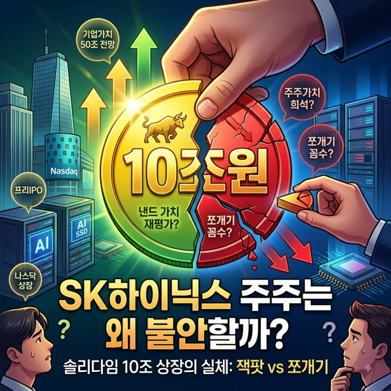 솔리다임 10조 승부수, SK하이닉스 주주는 왜 불안할까