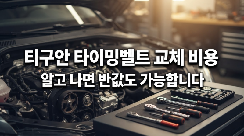 티구안 타이밍벨트 교체비용, 아는 사람만 반값에 합니다
