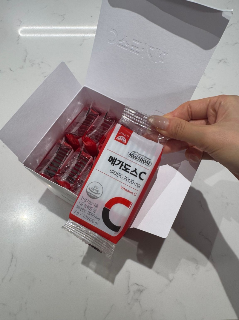 고려은단 메가도스C 비타민C 2000mg 후기｜메가도스 입문자들 추천
